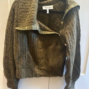 Derek Lam Olive Green Cowl Neck Sweater